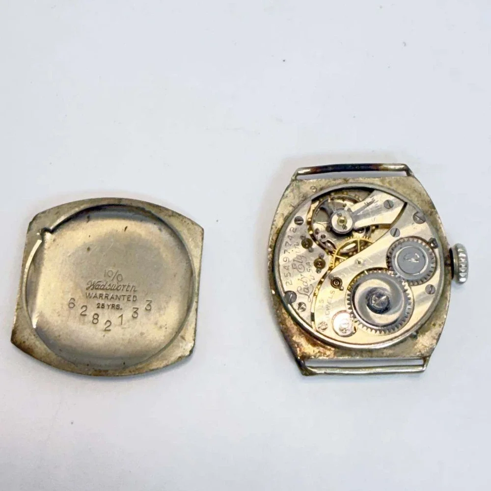 Antique Lady Elgin 15 Jewel Watch Wadsworth 10K Gold Filled 1922 Works Runs